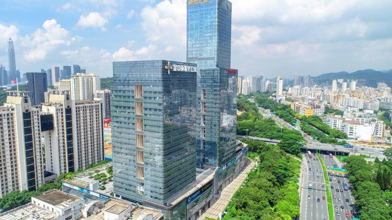 Golden Central Hotel Serviced Residence-Xin Hao E Du Шэньчжэнь Экстерьер фото